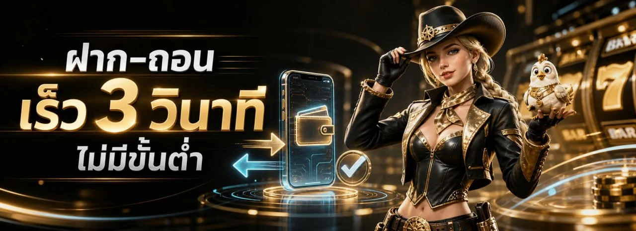 ระบบฝากถอนออโต้ ALPHA168 ไม่มีขั้นต่ำ